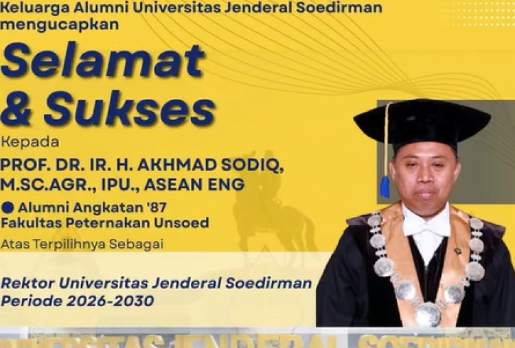 Riwayat Pendidikan Rektor UNSOED Akhmad Sodiq, Lulusan Master Jerman dan Ahli Peternakan yang Kena OTT KPK