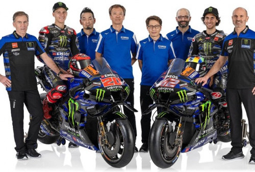 Monster Energy Yamaha Pamer Desain Livery YZR-M1, Siap Sambut MotoGP Musim 2024