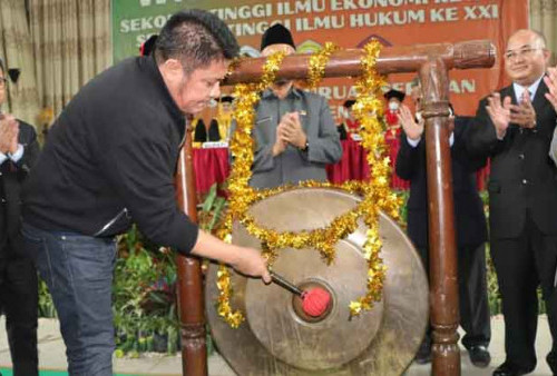 Gubernur dan Pj Bupati Resmikan Universitas Serasan