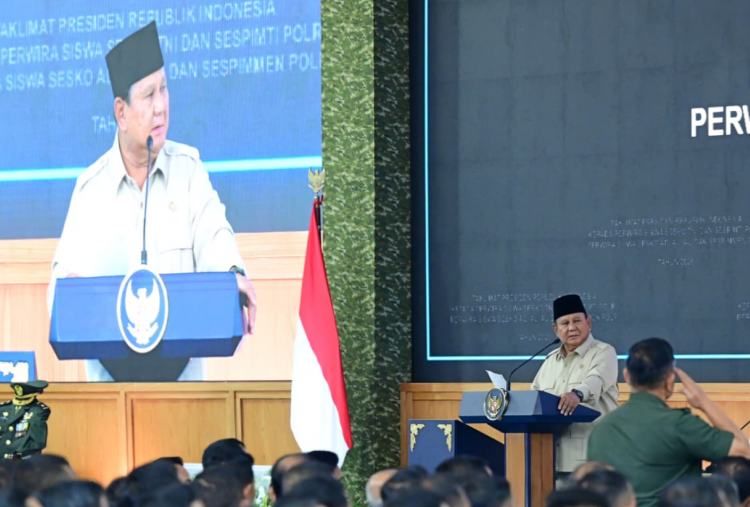 Taklimat Prabowo di Seskoad: TNI Harus Adaptif Hadapi Dinamika Geopolitik Global