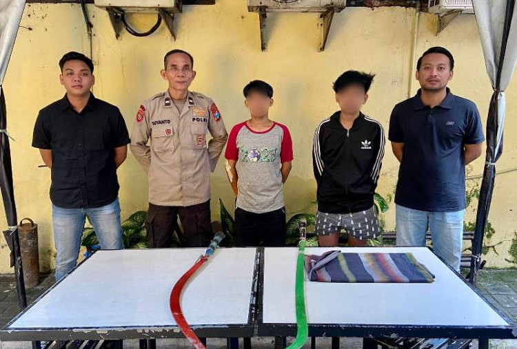 Polisi Gagalkan Tawuran Dua Remaja di Jalan Bulaksari Surabaya