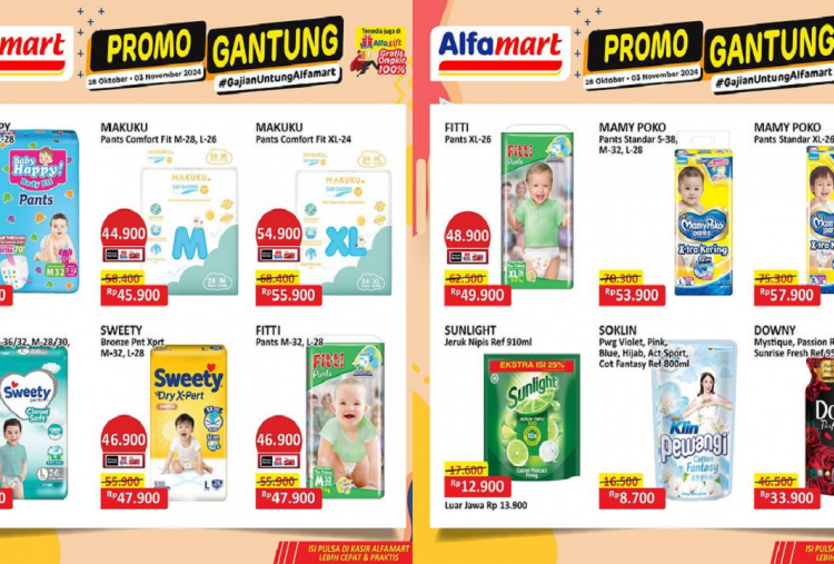 Katalog Promo JSM Alfamart Hari Ini 2 November 2024, Soklin Pewangi Cuma Rp8 Ribuan