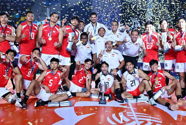 Bangkit dari Keraguan, Indonesia Sabet Juara AVC Men's Volleyball Cup 2026