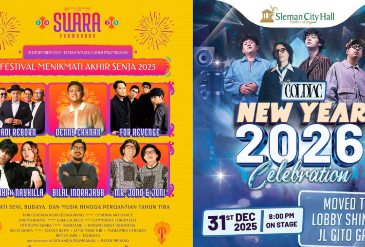 9 Acara Malam Tahun Baru 2026 di Jogja, Antimainstream dan Kids Friendly