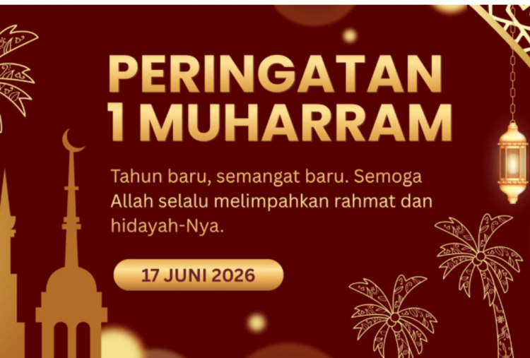 35 Kartu Ucapan 1 Muharram 2026 Gratis, Bisa Dipakai untuk Pawai