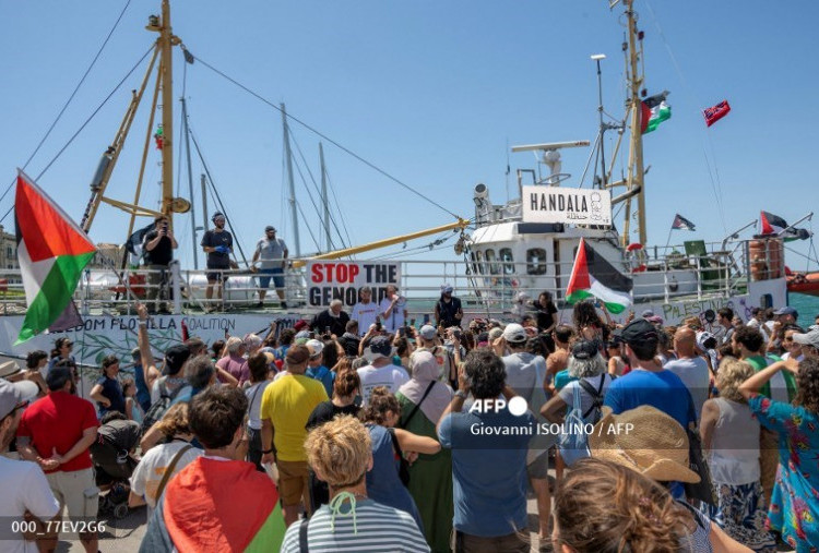 Kapal Perang Israel Cegat Armada Global Sumud Flotilla