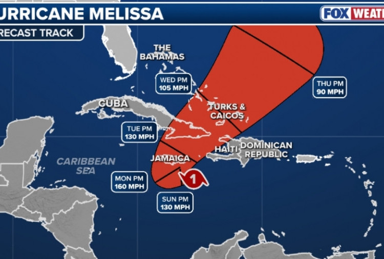 Karibia Siaga 1! Dalam 72 Jam, Badai Melissa Mematikan yang Terparah dalam Sejarah Jamaika