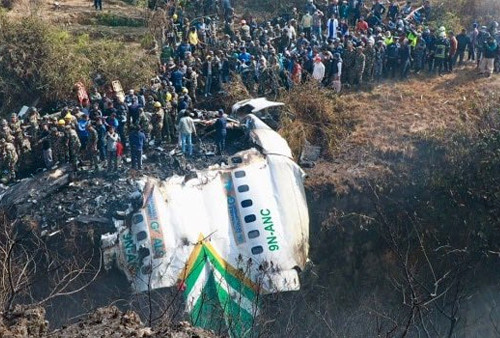 Seluruh Penumpang Tewas Dalam Kecelakaan Yeti Airlines di Pokhara Nepal