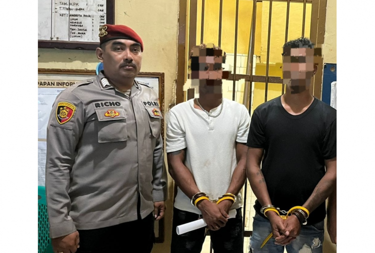 Tampang Dua Tersangka Penusukan Nus Kei, Kini Ditahan di Polda Maluku