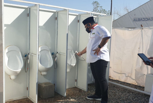 Menag Tinjau Toilet di Arafah, Ingin Jemaah Haji Tidak Lama Mengantre