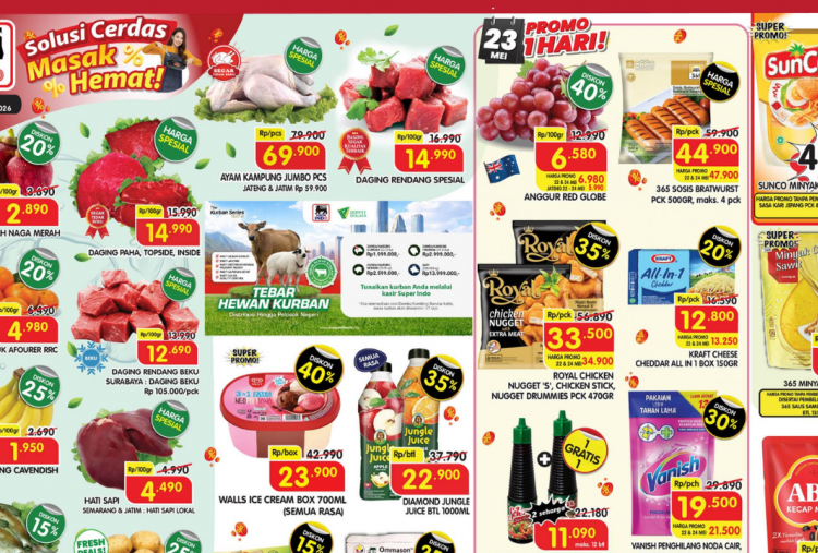 Katalog Promo JSM Superindo Terbaru 22-24 Mei 2026, Jelang Idul Adha ABC Kecap Rp16 Ribuan