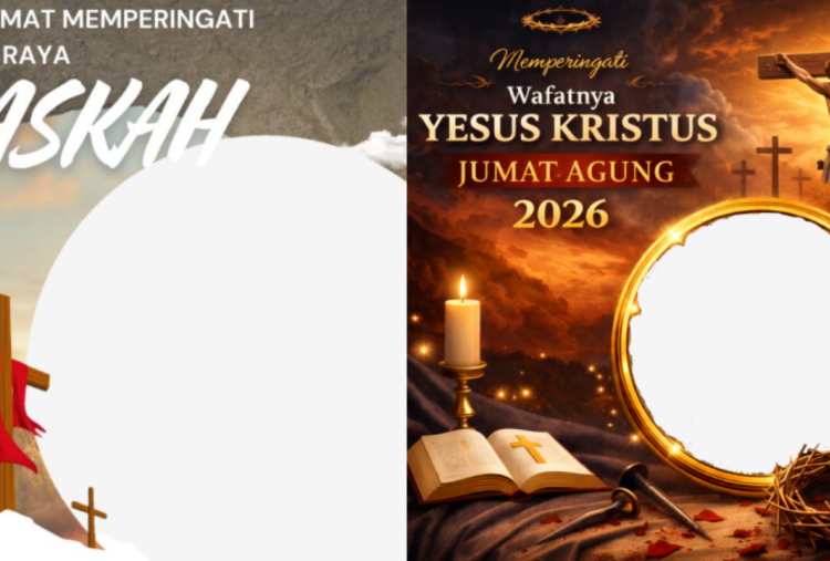 35 Link Twibbon Jumat Agung 2026 Gratis dan Terbaru Lengkap Ucapan, Yuk Bagikan ke Medsos