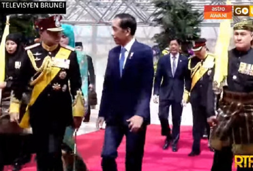 Jokowi Kondangan ke Resepsi Pangeran Brunei Abdul Mateen dan Anisha Rosnah