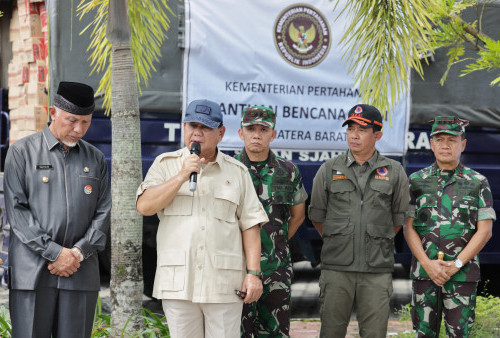 Prabowo Turut Berduka Atas Bencana Sumbar dan Ucapkan Apresiasi ke TNI Polri