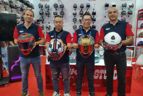 GIIAS 2023: SMK Helmet dan Studds Resmi Hadir di Indonesia, Helm Impor dengan Harga Terjangkau dan Tersertifikasi