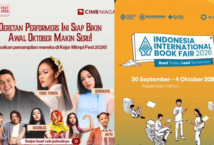8 Daftar Event Jakarta Akhir Pekan 3-4 Oktober 2026, Konser Tulus hingga Pameran Buku