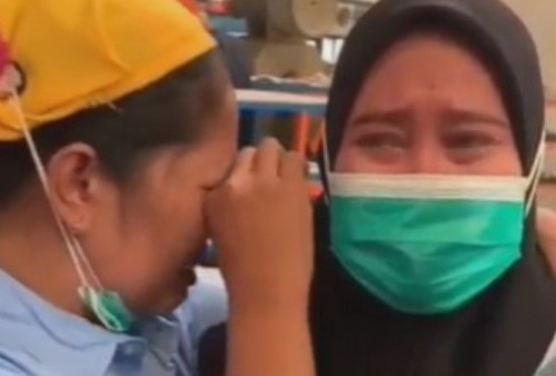 KMK Global Sport K2 di Tangerang PHK Karyawan, Kesedihan Selimuti Sejumlah Karyawati