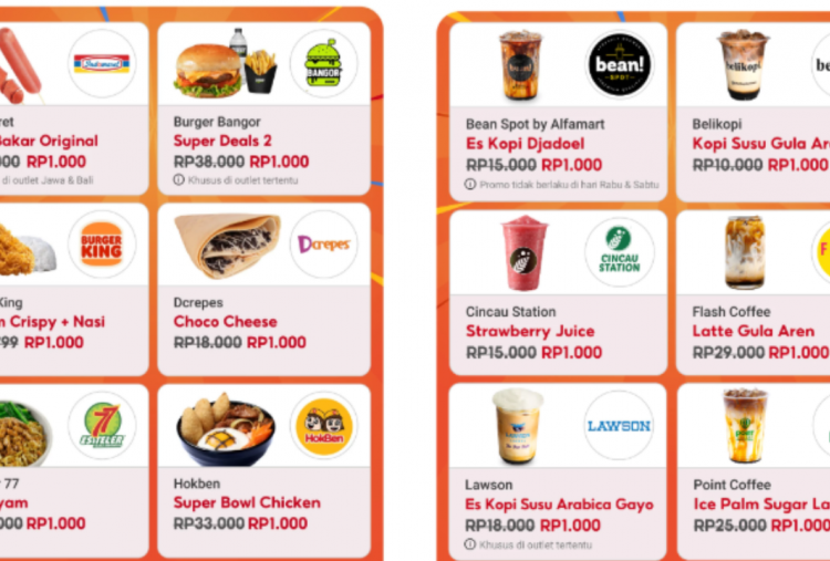 21 Promo Makanan Pakai ShopeePay Januari 2025, Cuma Rp1.000 Bisa Beli Kopi hingga Ramen