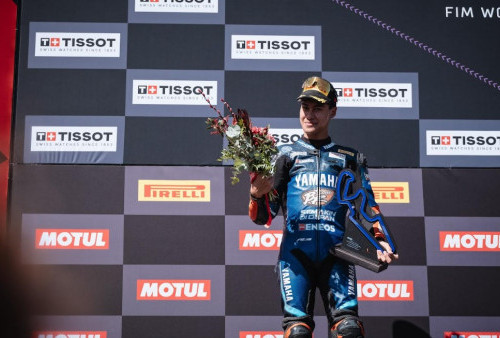 Juara Dunia di Depan Mata, Aldi Satya Mahendra Siap Cetak Sejarah di Seri Pamungkas WorldSSP300 Jerez 2024