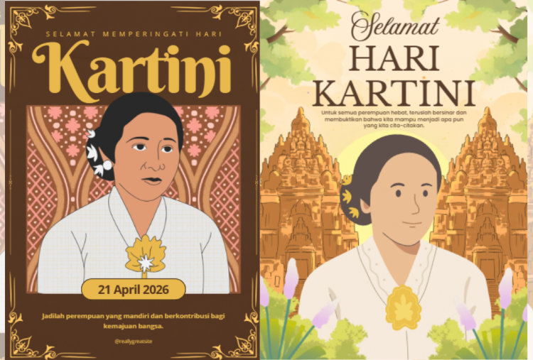 70 Poster Hari Kartini 2026 Gratis Lengkap Ucapan Penuh Semangat Perjuangan, Cocok Pasang di Medsos!