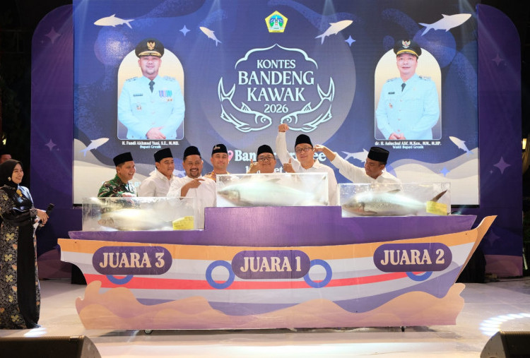 Pasar Bandeng Gresik Era Gus Yani Pecahkan Rekor, Bandeng Kawak 19 Kg Laku Rp50 Juta