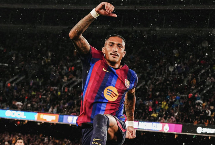 Barcelona Perpanjang Kontrak Raphinha, Stay di Camp Nou Hingga 2030