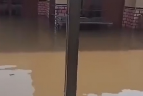 Cisadane Meluap, 6 RT di Teluknaga Tangerang Terendam Banjir