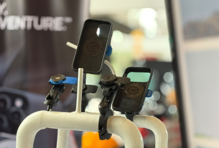 GIIAS 2026: Turing Makin Aman dengan Mounting System Quad Lock, Lindungi Gadget Bikers Saat Nempel di Motor