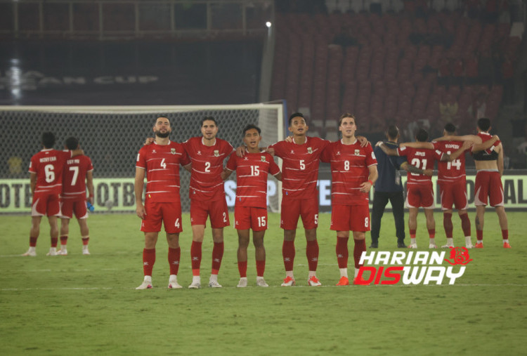 Empat gol lainnya dicetak Rizky Ridho menit ke-32, Justin Hubner (45+1), Luke Vickery (90), dan Kevin Diks (90+6). Bangladesh sempat memberi perlawanan melalui Sahariar Emon pada menit ke-36 dan Farhan Ali Wahid (90+1). Namun, tambahan gol Baker di masa injury time memastikan kemenangan 9-2 sekaligus membawa Indonesia melaju ke final FIFA ASEAN Cup 2026. Foto: Haritsah Almudatsir/Harian Disway