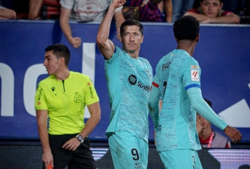 Menang Tipis 2-1 dari Osasuna, Barcelona Bertahan di Posisi Ketiga Klasemen