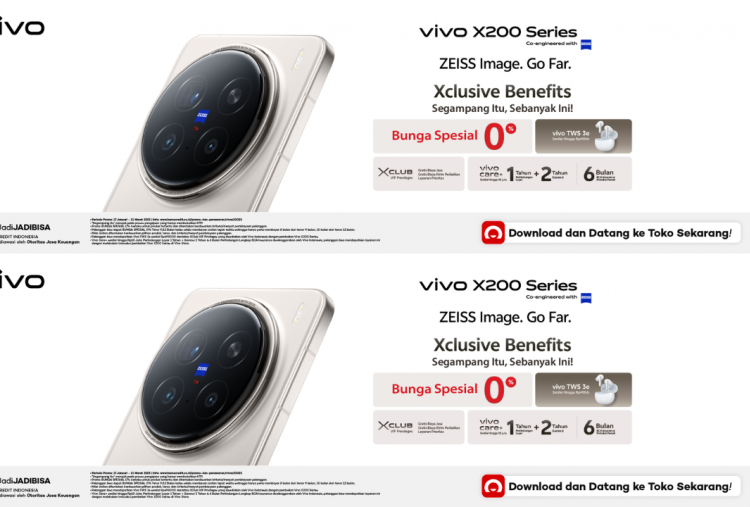 Hemat Budget! Cek Simulasi Cicilan Kredit HP VIVO X200 Series Bunga Spesial 0%