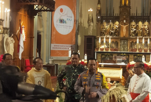 Kapolri Sebut Banser Ikut Pengamanan di Katedral Jakarta