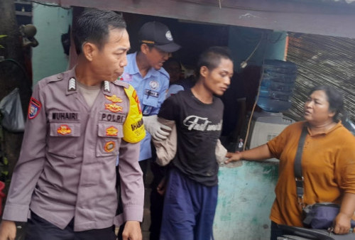Pria Diduga ODGJ Ngamuk, Hendak Tusuk Kakak di Cengkareng