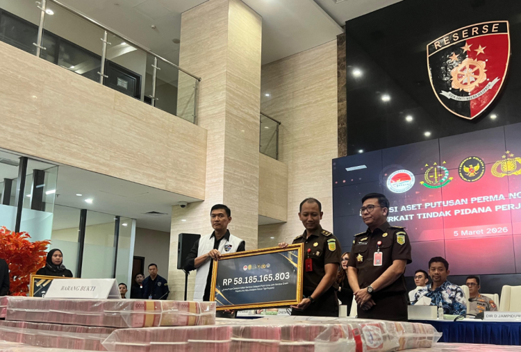 Rp58 Miliar Aset Judol Diserahkan Bareskrim ke Negara, Hasil Penelusuran 132 Situs