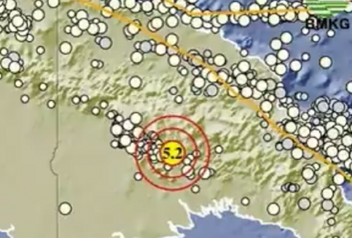 Gempa Bumi Berkekuatan M 5,2 Guncang Kabupaten Boven Digoel, Papua Selatan