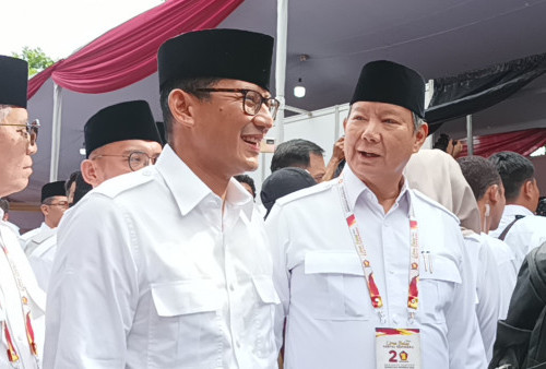 Sandiga Uno dan Prabowo Hadir di Perayaan HUT Partai Gerindra ke-15