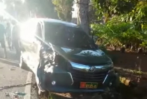 Beredar Dimedia Sosial, Mobil Dinas TNI dan Pick-up Pembawa Singkong Terlibat Kecelakaan