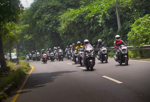 Maxi Flash Trip Lexi LX 155 Sukses Taklukan Jalur Perkotaan dan Pegudungan di Jawa Tengah