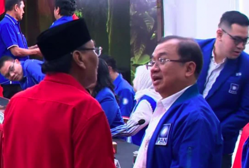 Priyo Budi Santoso eks Golkar dan Berkarya Hadiri Pertemuan PAN dan Megawati di markas PDIP