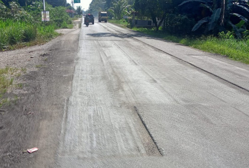 Akibat Jalan Negara Perbaikan, Siswa di Muratara Alami Lakantas
