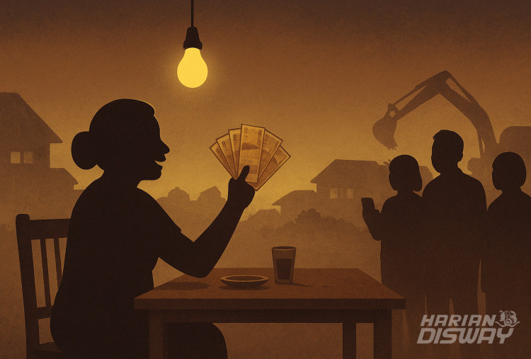 Saat Kades dan Istri Pamer Gepokan Duit: Katanya, Cuma Bercanda