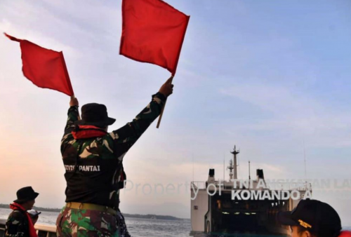 TNI AL Siapkan Kapal Perang Distribusi Logistik Pemilu 2024 ke Pulau Terpencil