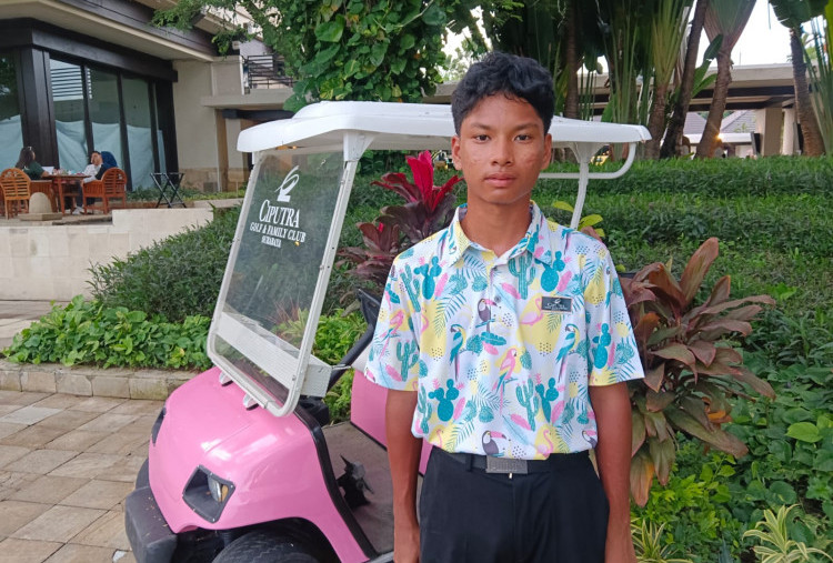 Akbar Valentino, Golfer Termuda Berusia 15 Tahun di Disway Golf National Open Tournament Menkomdigi Cup 2025