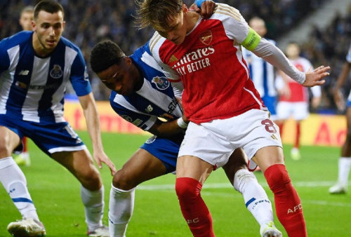 Hasil Babak 16 Besar UCL Leg-1: Arsenal Tak Berdaya di Markas FC Porto