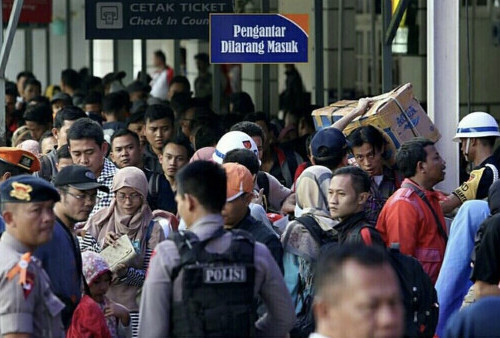 H+4 Lebaran, 36.000 Orang Masih Berangkat Mudik Pakai KRL dari Jakarta