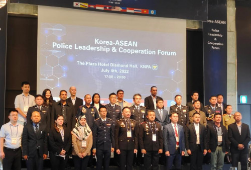Dua Pamen Polri Menimba Ilmu di Korea Selatan, Cegah Kejahatan Internasional