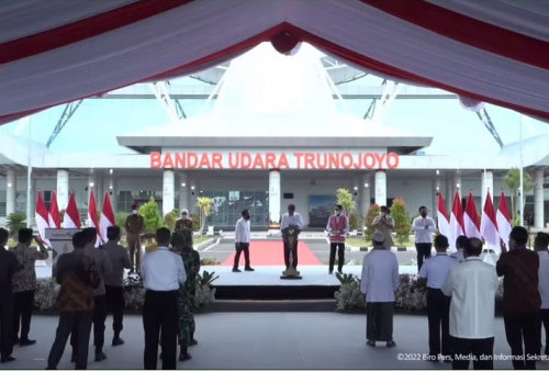 Diresmikan Jokowi, Mulai Beroperasi, Bandara Trunojoyo Layani Penerbangan Pesawat Jenis ATR