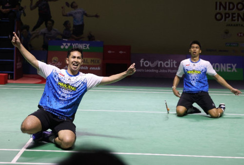 Indonesia Open 2024: Sabar/Reza Menjadi Pemain Non-Pelatnas dan Satu-satunya Wakil Tuan Rumah di Semifinal