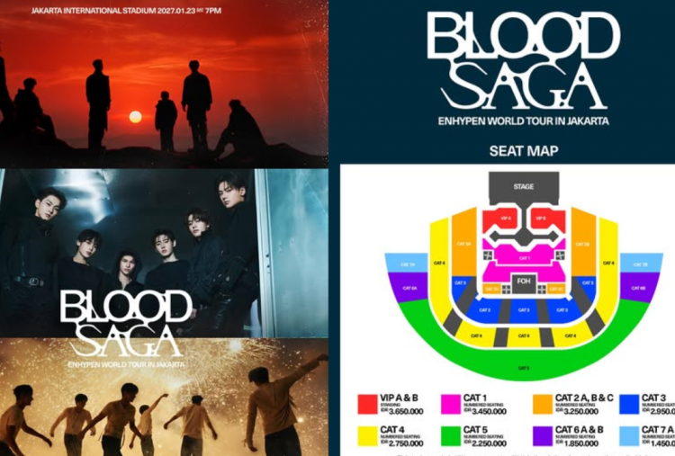 Harga Tiket Konser ENYPEN di Jakarta 2027, Dijual Mulai Rp1,45 Juta