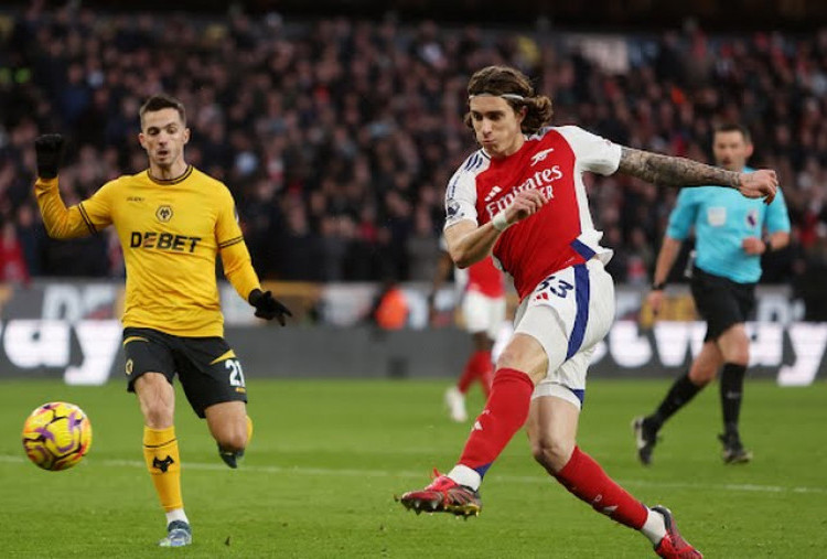 Fulltime Wolves vs Arsenal 0-1: Calafiori Jadi Pahlawan The Gunners